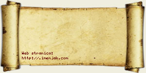 Isak Janković vizit kartica